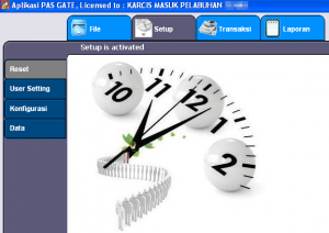 Setup Aplikasi PAS Gate