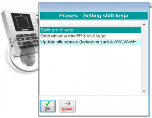 Finger Print - Setting absensi