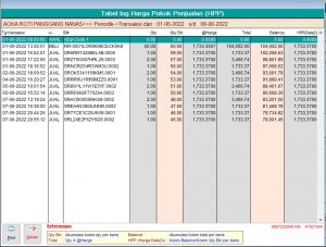 STOCK INVENTORY - MAXOS