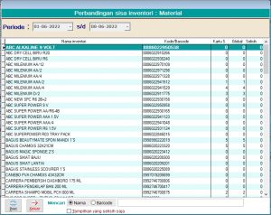 STOCK INVENTORY - MAXOS