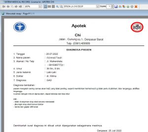 Aplikasi Medical record ( Catatan Medis )