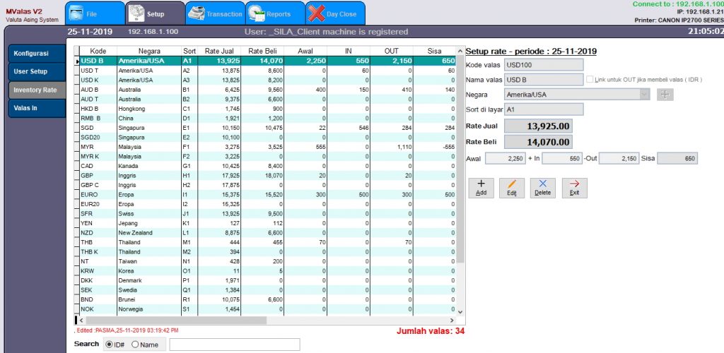 Aplikasi Money Changer